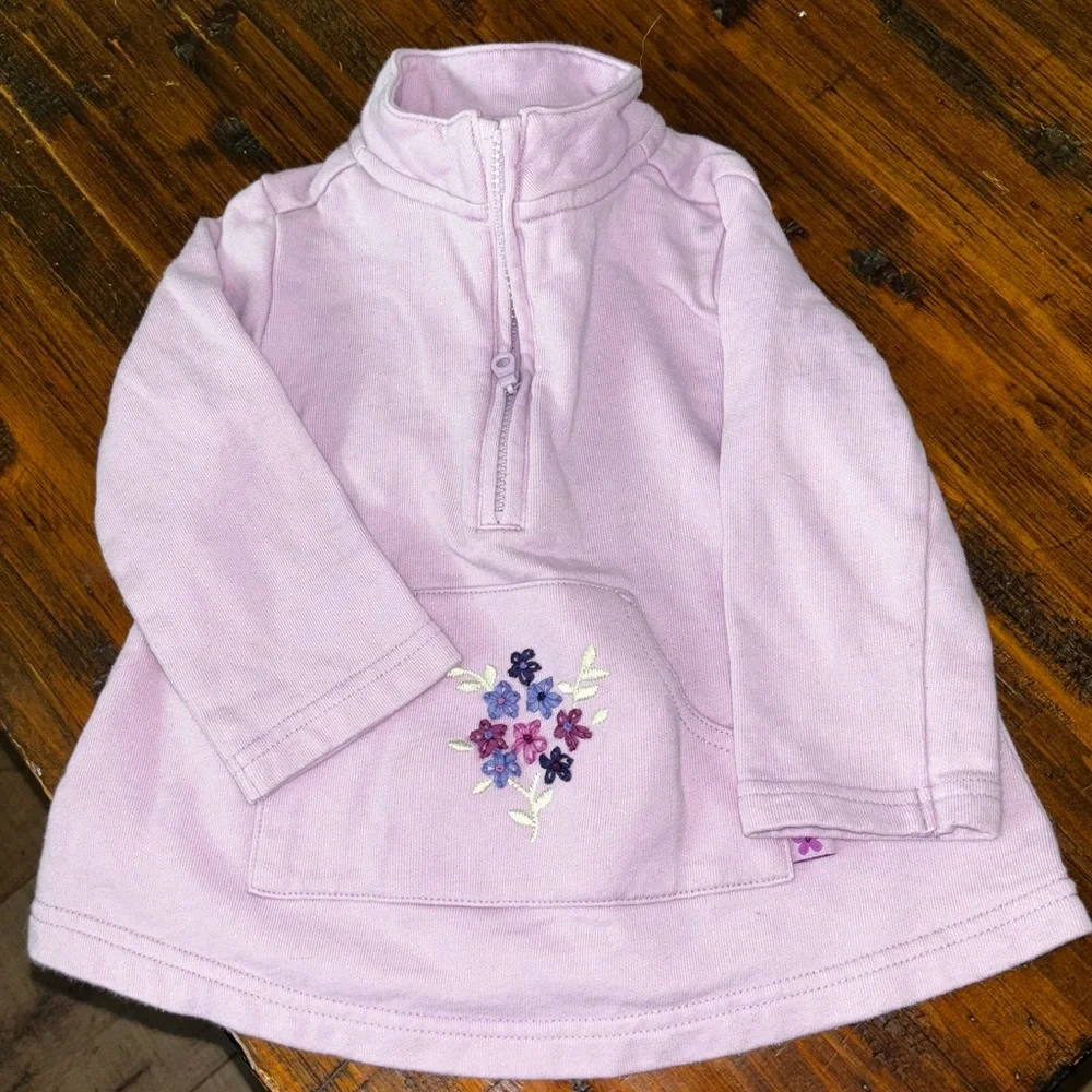 Y2K Gymboree Pink sweatshirt with half zipper